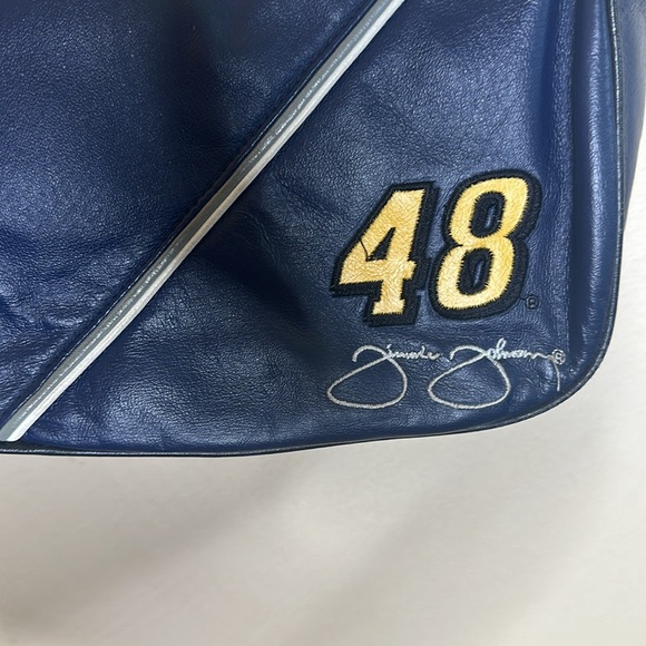 Wilsons Leather Jimmie Johnson Purse Navy Blue Number 48 Nascar - Picture 2 of 13